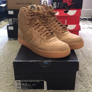 Wheat Air Force 1s High (Men’s)